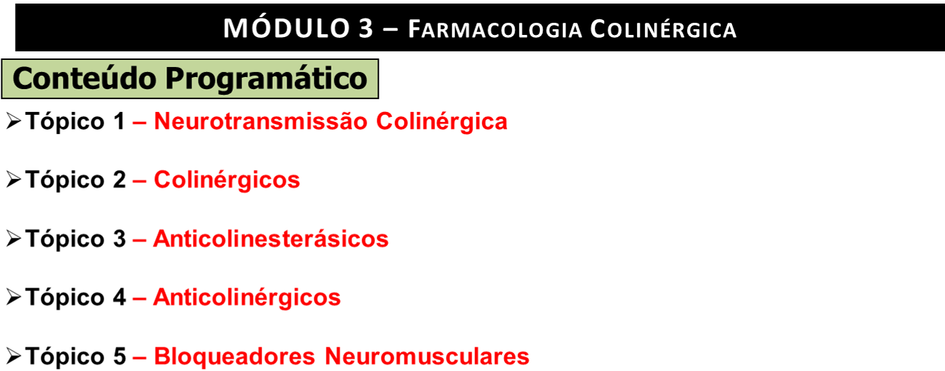 Farmacologia adrenérgica - Farmacologia I